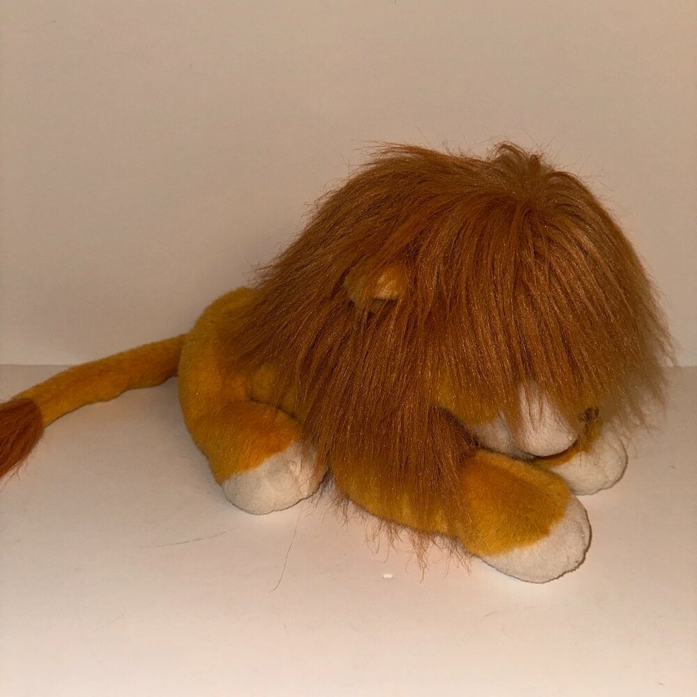 Vintage 1993 Disneys Lion King Mattel Roaring Simba Plush Stuffed Puppet WORKS!